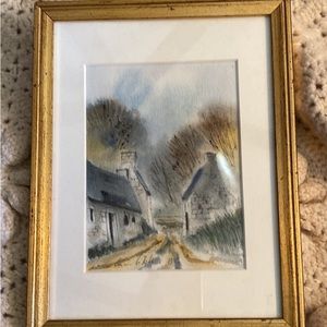 Vintage Original Watercolor ~ Signed